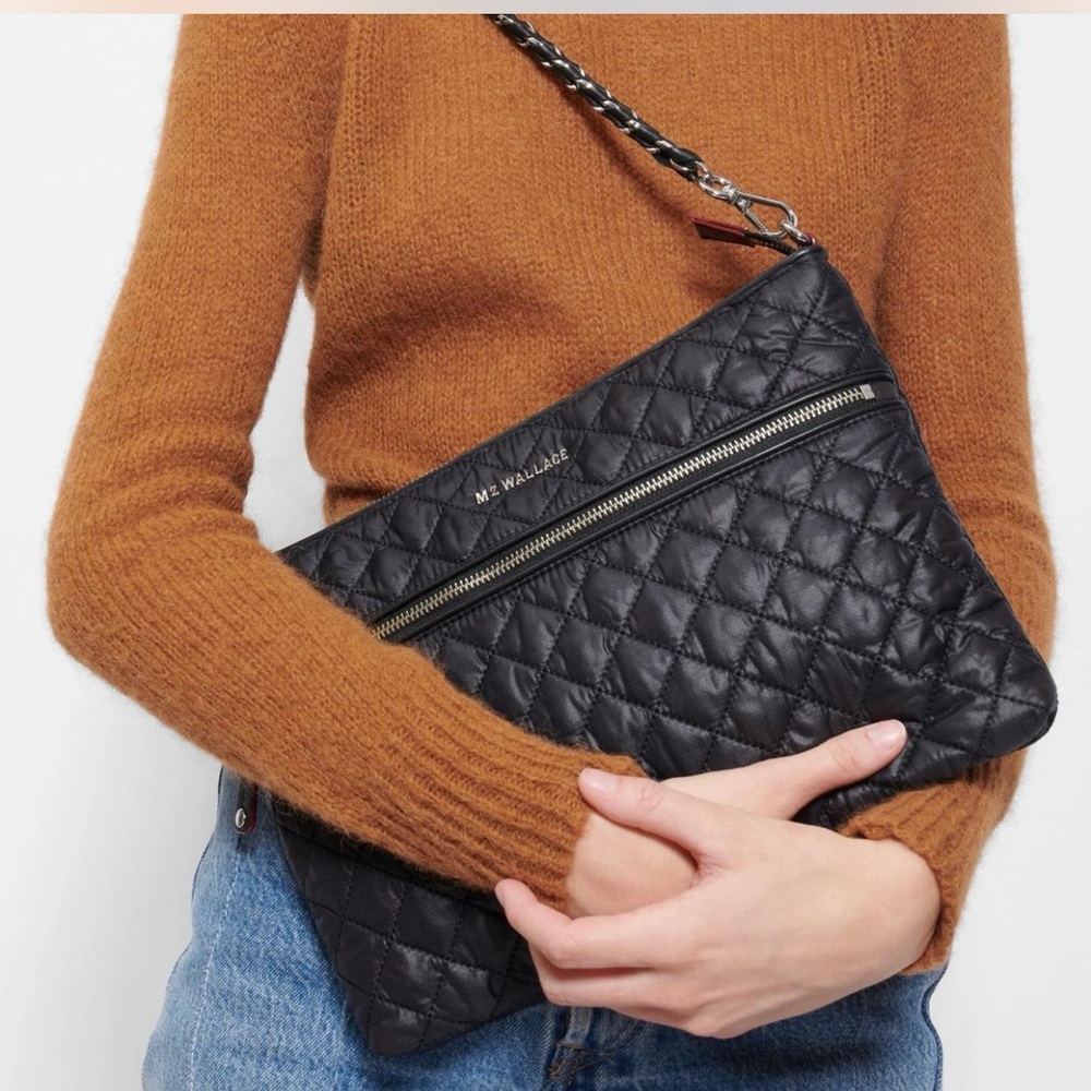MZ Wallace Black Quilted Bag - Shoulder or Crossbody